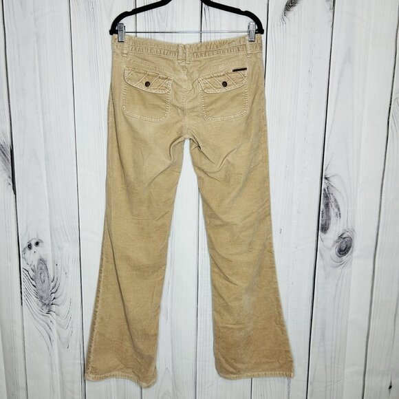 Abercrombie and Fitch Vintage Khaki Jeans Pants Sz 8 (32x31) Flare Low Rise Y2K - Picture 7 of 11